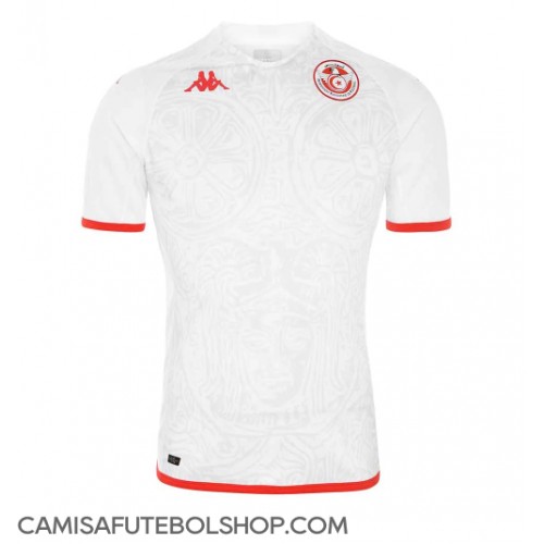 Camisa de time de futebol Tunísia Replicas 2º Equipamento Mundo 2022 Manga Curta